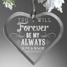 Love Quotes Personalized Heart Ornament