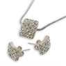 Elegant Stone Studded Pendant Set