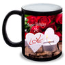 Love Personalised Black Mug