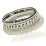 Classy White Bangle Set